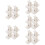 20 Pcs Adhesive Curtain Rod Bracket Wall Mount Holder Hooks 10