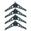 8 Pcs Christmas Tree Stand Stable Bracket For Artificial Trees 2
