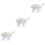 3Pcs Trolley Shaped Woven Basket For Candy Gift Party Decoration 5