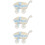 3Pcs Trolley Shaped Woven Basket For Candy Gift Party Decoration 8
