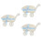 3Pcs Trolley Shaped Woven Basket For Candy Gift Party Decoration 6