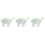 3Pcs Trolley Shaped Woven Basket For Candy Gift Party Decoration 4