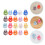 112 Pcs Plastic Spring Cord Locks Drawstring Clips Toggle Stoppers 11