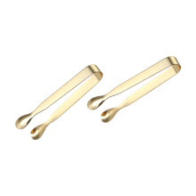 Stainless Steel Ice Clips 2-Pack For Cold Brew Tea, Sugar Cube Tongs, Tea Party Supplies