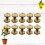 20 Pcs Solid Brass Sunflower Screws Stud For Craft 10x4x10mm 11