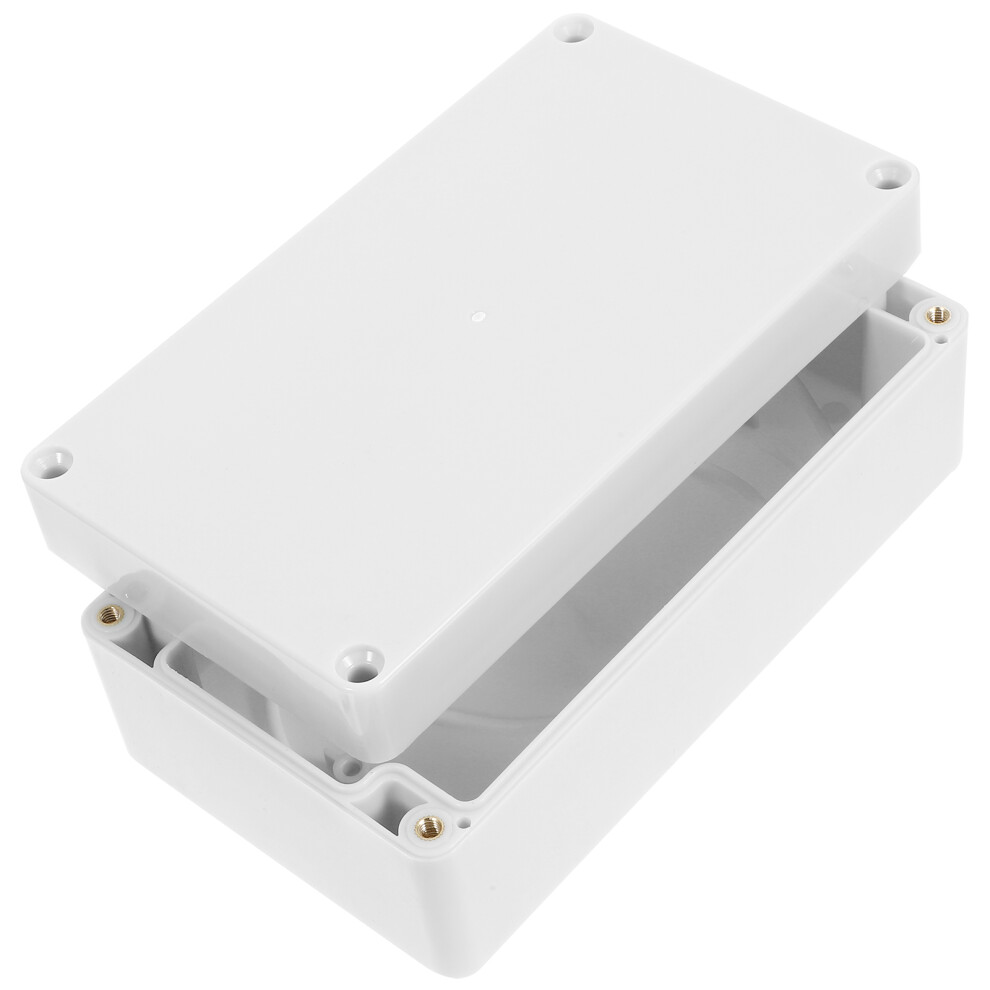 2Pcs Plastic Waterproof Electrical Junction Box For Outdoor Use 032541526558