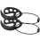 6Pcs Durable Plastic Metal Disc Clamps Compact Wear-Resistant Holder 3