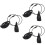 6Pcs Durable Plastic Metal Disc Clamps Compact Wear-Resistant Holder 8