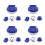 20 Pcs Portable Indoor Mini Curling Ball Set For Kids Tabletop Game 6