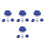 20 Pcs Portable Indoor Mini Curling Ball Set For Kids Tabletop Game 9