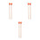 3Paires Maillets Percussion Enfants Manche Érable Laine Multi Usage 10