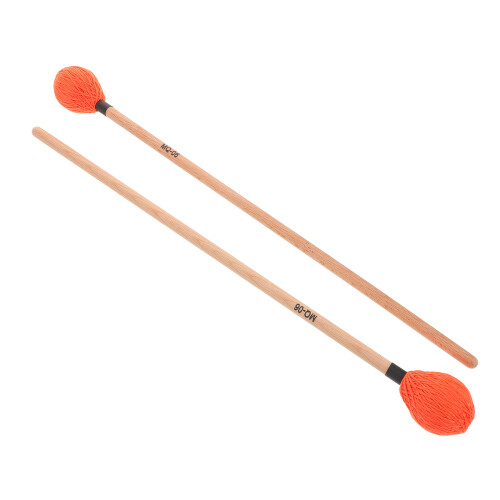 3Paires Maillets Percussion Enfants Manche Érable Laine Multi Usage 1