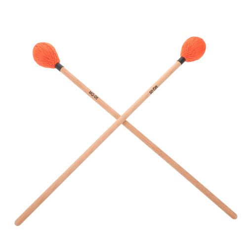 3Paires Maillets Percussion Enfants Manche Érable Laine Multi Usage 2
