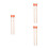 3Paires Maillets Percussion Enfants Manche Érable Laine Multi Usage 6