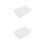 2Pcs White Foam Pads With 20 Cuttable Phone Slots For Delicate Items 7