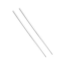 5Pcs Stainless Steel Reusable Chopsticks For Camping 6X225Mm Round