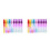 48 Pcs 8ml Empty Spray Bottles Gradient Glass For Women 4