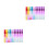 48 Pcs 8ml Empty Spray Bottles Gradient Glass For Women 8