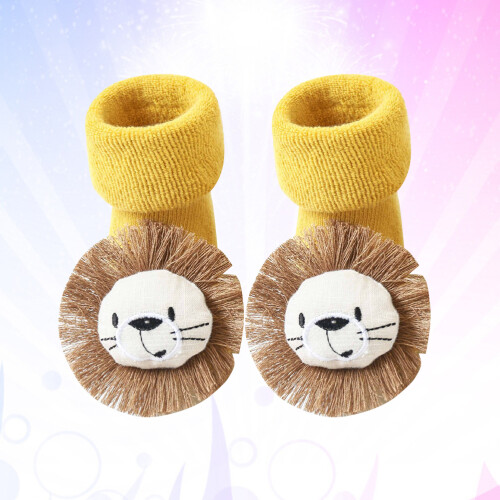 3 Pairs Winter Newborn Thicker Socks Cartoon Non Slip 1