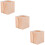 3Pièces Rehausseurs En Bois Clair Pour , Pieds Table Lit 9