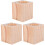 3Pièces Rehausseurs En Bois Clair Pour , Pieds Table Lit 2