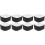 8Pcs Nylon Snowboard Accessory Black Adjustable Ski Fixing Strap 4