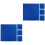 8 Pcs 3D Printer Heat Bed Adhesive Sticker Sheet Tape 5