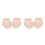 2 Pairs Comfortable Belly Dance Half Sole Socks With 5 Holes 8