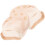 2 Pairs Comfortable Belly Dance Half Sole Socks With 5 Holes 3