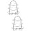 2Pcs Fire Sprinkler Head Bracket Cage Guard For Protection 9