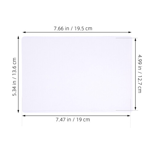 50Pcs Transparent Waterproof Card Protector Sleeves For Hard Postcards 2