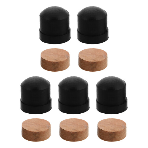 40 Pcs Trombone Slide Rubber End Bumper And Valve Cork Pad Kit 1