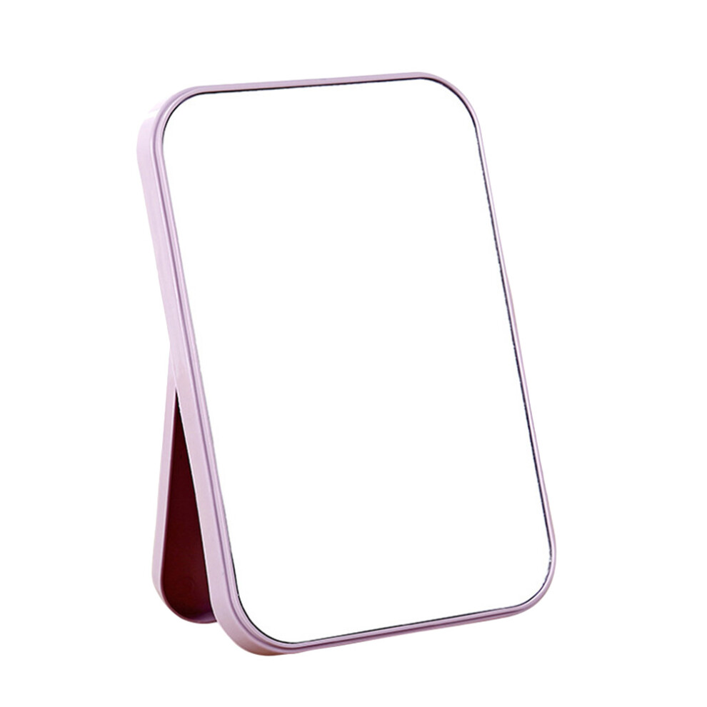 Artibetter Light/Purple 4Pcs Women Simple Portable Makeup Mirror Foldable