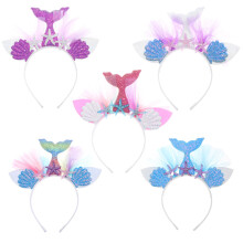 15 Pcs Mermaid Tail Hair Shell Decor For Kids Girls