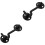 2 Sets Hook And Eye Latch For Window And Garage Door 8