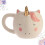 Creative Ceramic Unicorn Mug For Home Office Hotel Use White 2