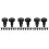 30 Pcs Black Plastic Billiard Cue Covers For Snooker And Pool 7