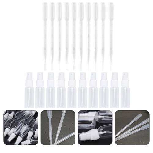 40Pcs Clear Portable Refillable Spray Bottles 1