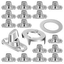 60 Sets Tarp Grommet Fasteners Eyelet Mounting Screws For Canvas Marine