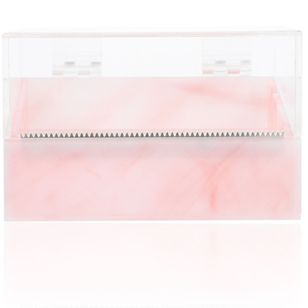 Inoomp Eyelash Tape Dispenser Acrylic Small Tape Cutter For Extensions