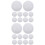 20 Pcs Flat Back Natural Stone Cabochons For Jewelry Making 6