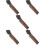 5Pcs Wood Camping Hiking Pole Handle For Trekking Walking Rod 10