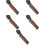 5Pcs Wood Camping Hiking Pole Handle For Trekking Walking Rod 9