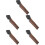 5Pcs Wood Camping Hiking Pole Handle For Trekking Walking Rod 8