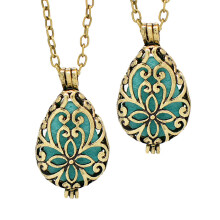 4 Pcs Necklace Pendants Aromatherapy Jewelry