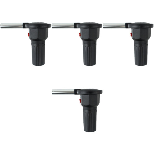 4Pièces Ventilateurs Bbq Électriques Portable En ABS Noir Pour Camping 2