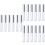 30 Pcs 6ml Gloss Lip Balm Tubes Empty Silver 6