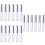 30 Pcs 6ml Gloss Lip Balm Tubes Empty Silver 7