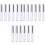 30 Pcs 6ml Gloss Lip Balm Tubes Empty Silver 3