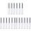 30 Pcs 6ml Gloss Lip Balm Tubes Empty Silver 2